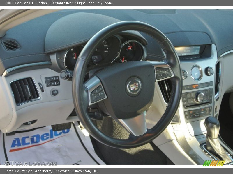Radiant Silver / Light Titanium/Ebony 2009 Cadillac CTS Sedan