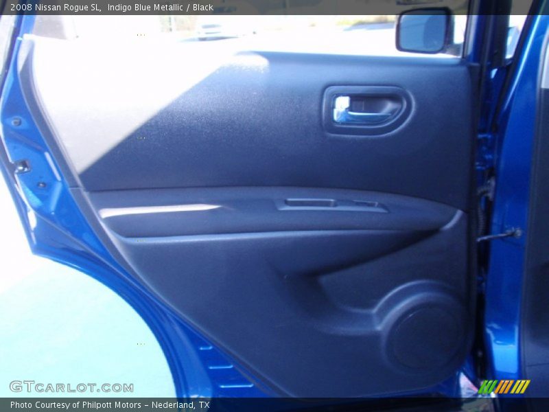 Indigo Blue Metallic / Black 2008 Nissan Rogue SL