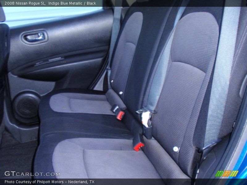 Indigo Blue Metallic / Black 2008 Nissan Rogue SL