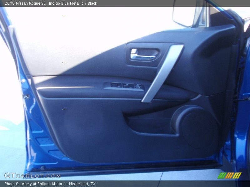 Indigo Blue Metallic / Black 2008 Nissan Rogue SL