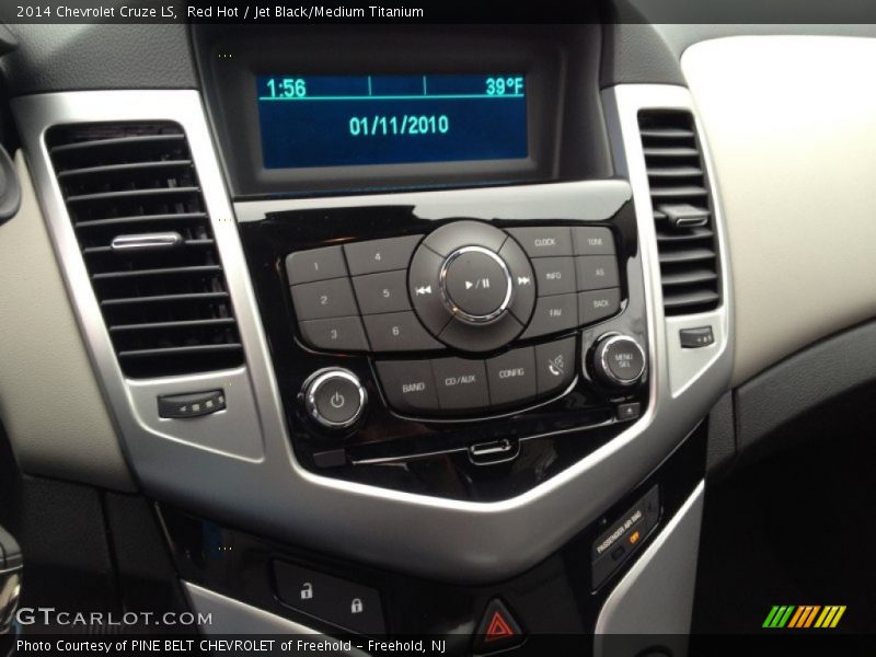Red Hot / Jet Black/Medium Titanium 2014 Chevrolet Cruze LS