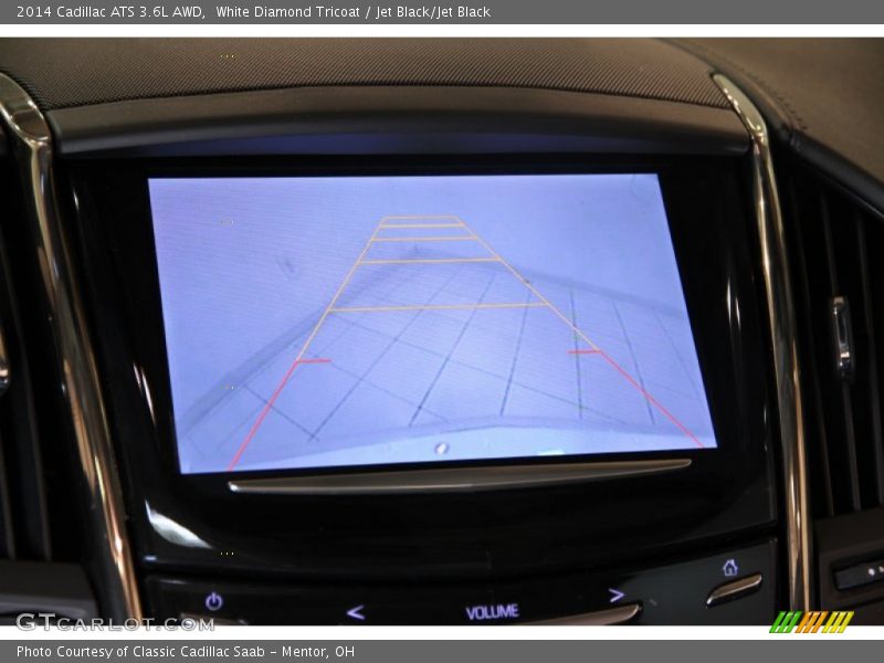 White Diamond Tricoat / Jet Black/Jet Black 2014 Cadillac ATS 3.6L AWD