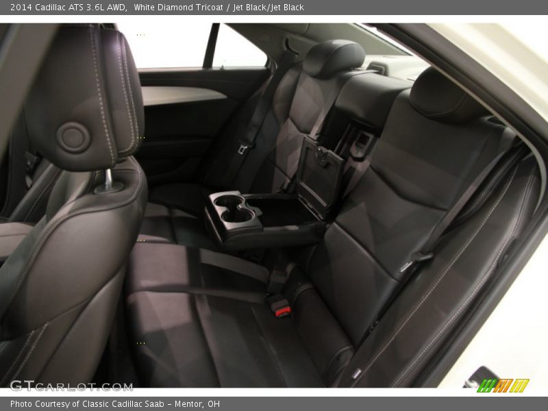 White Diamond Tricoat / Jet Black/Jet Black 2014 Cadillac ATS 3.6L AWD