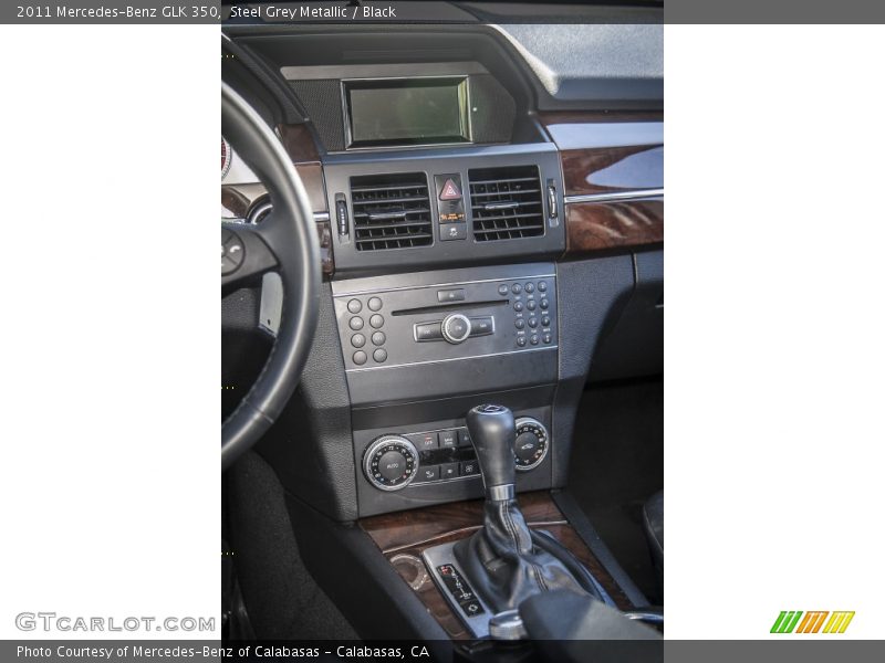 Steel Grey Metallic / Black 2011 Mercedes-Benz GLK 350