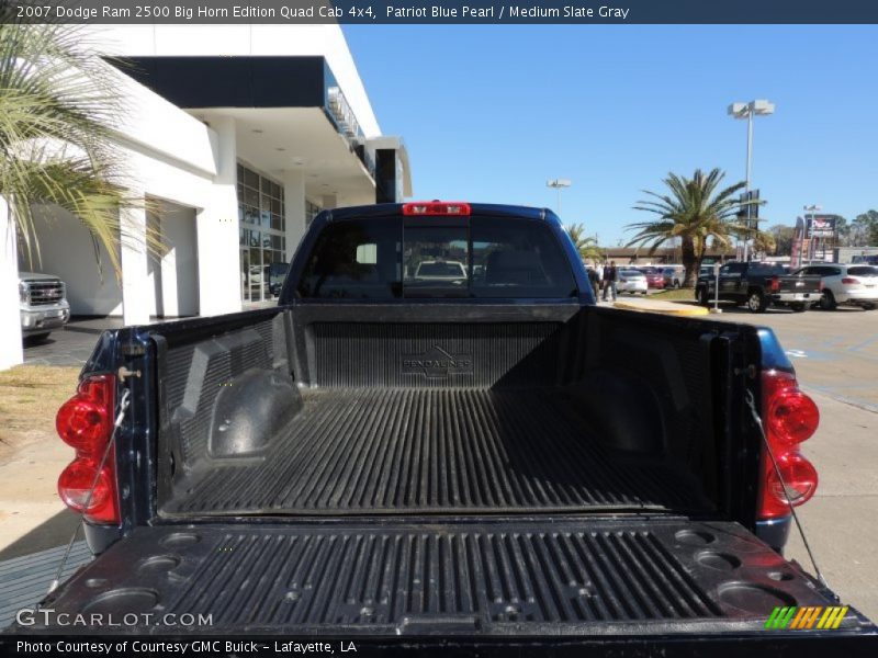 Patriot Blue Pearl / Medium Slate Gray 2007 Dodge Ram 2500 Big Horn Edition Quad Cab 4x4