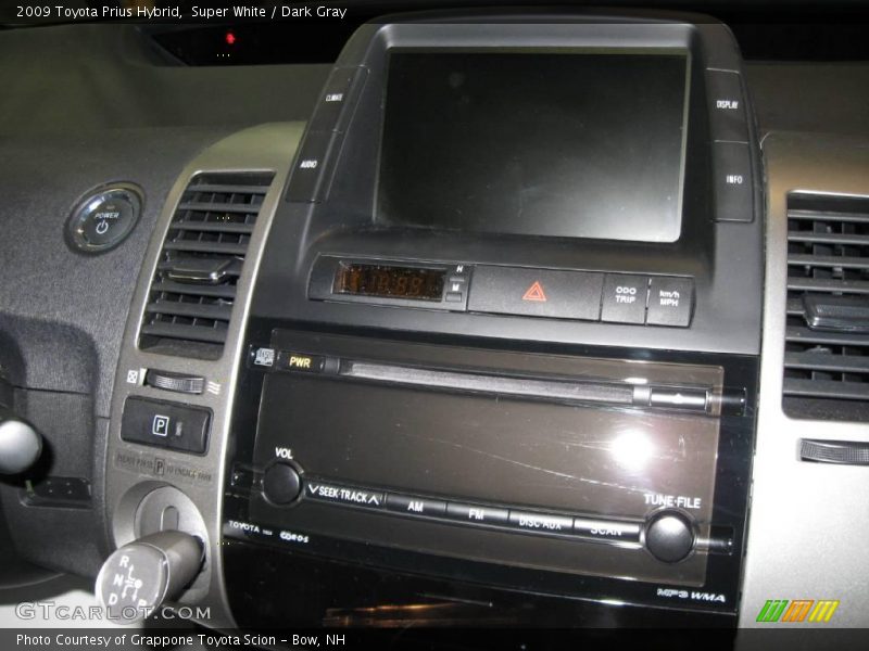 Super White / Dark Gray 2009 Toyota Prius Hybrid