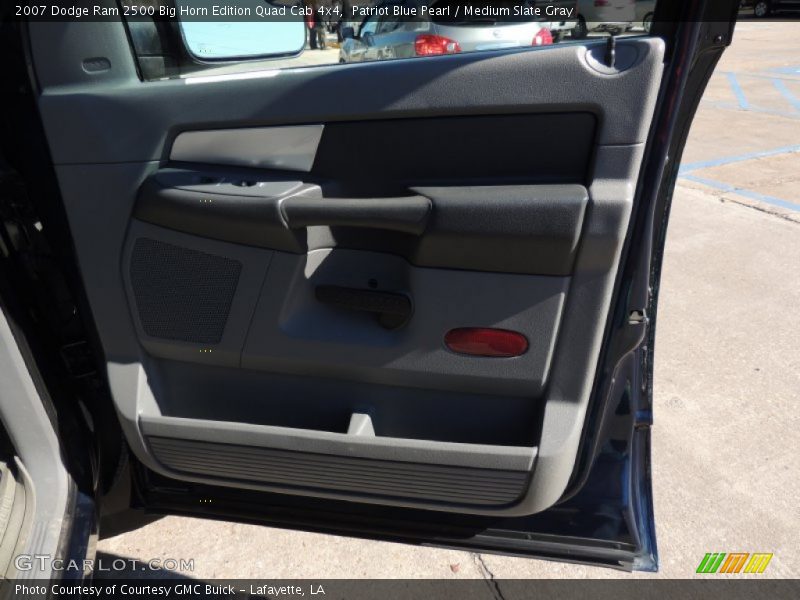 Patriot Blue Pearl / Medium Slate Gray 2007 Dodge Ram 2500 Big Horn Edition Quad Cab 4x4