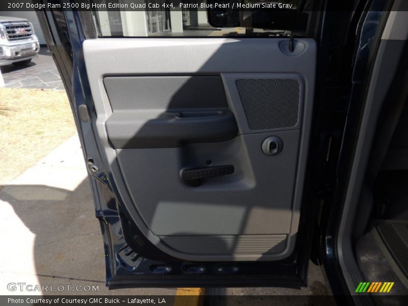 Patriot Blue Pearl / Medium Slate Gray 2007 Dodge Ram 2500 Big Horn Edition Quad Cab 4x4