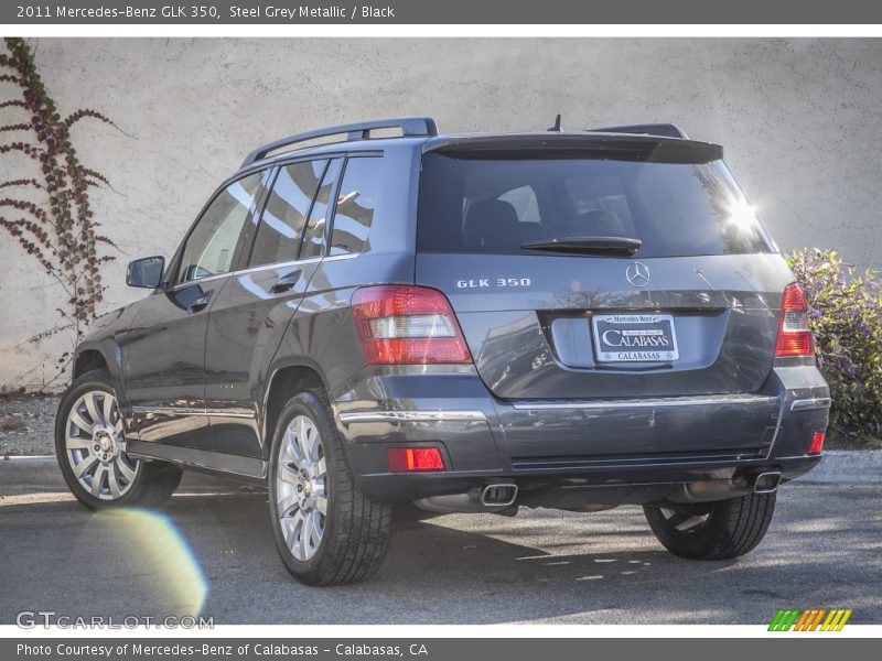 Steel Grey Metallic / Black 2011 Mercedes-Benz GLK 350