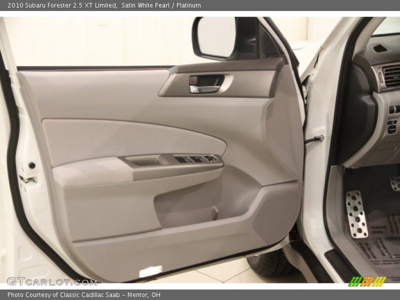 Satin White Pearl / Platinum 2010 Subaru Forester 2.5 XT Limited