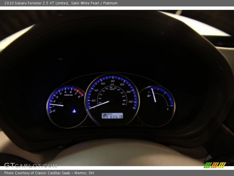 Satin White Pearl / Platinum 2010 Subaru Forester 2.5 XT Limited