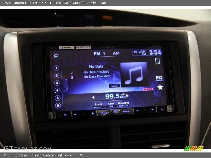 Satin White Pearl / Platinum 2010 Subaru Forester 2.5 XT Limited