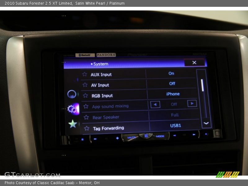 Satin White Pearl / Platinum 2010 Subaru Forester 2.5 XT Limited