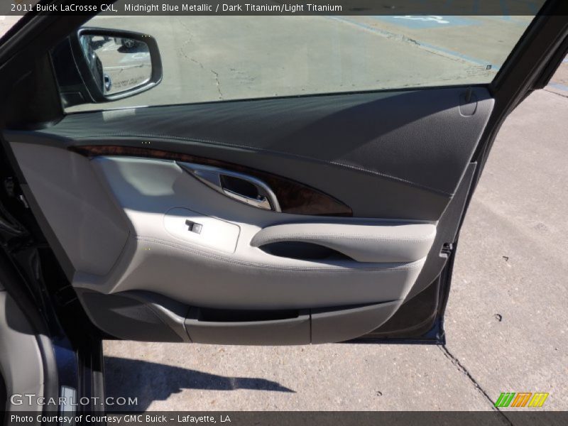 Midnight Blue Metallic / Dark Titanium/Light Titanium 2011 Buick LaCrosse CXL