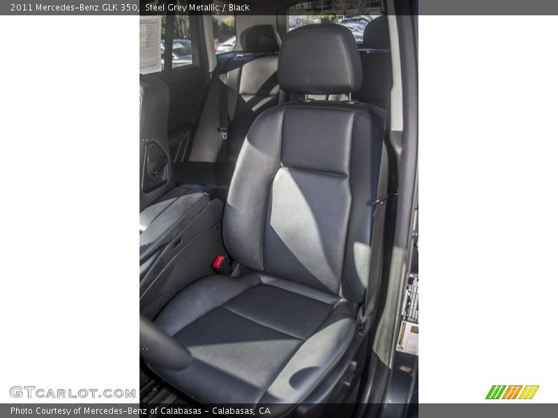 Steel Grey Metallic / Black 2011 Mercedes-Benz GLK 350