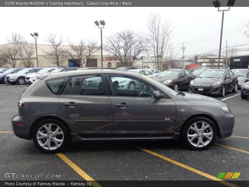 Galaxy Gray Mica / Black 2008 Mazda MAZDA3 s Touring Hatchback