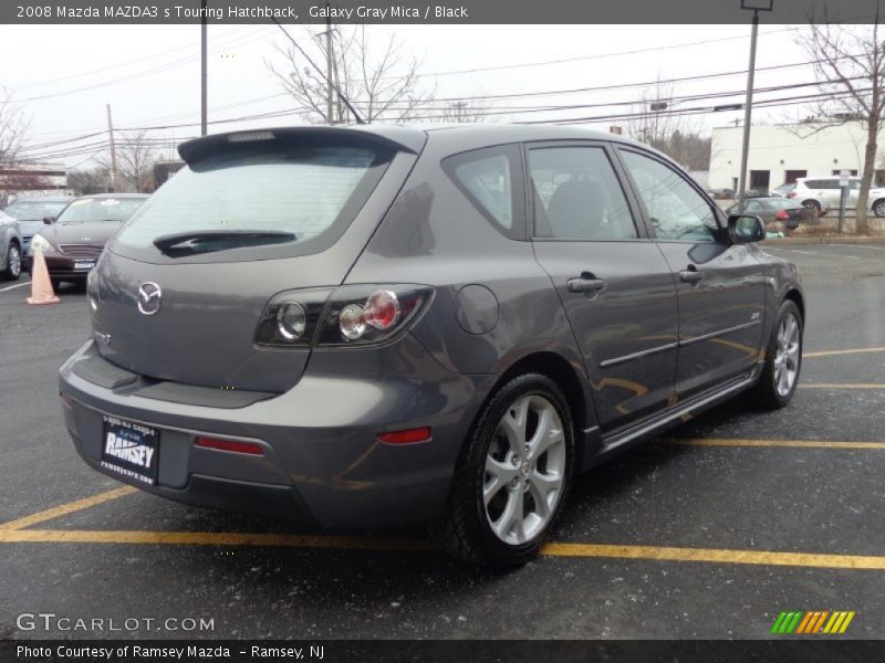 Galaxy Gray Mica / Black 2008 Mazda MAZDA3 s Touring Hatchback