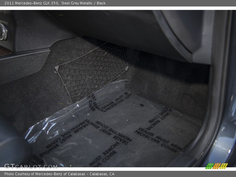 Steel Grey Metallic / Black 2011 Mercedes-Benz GLK 350