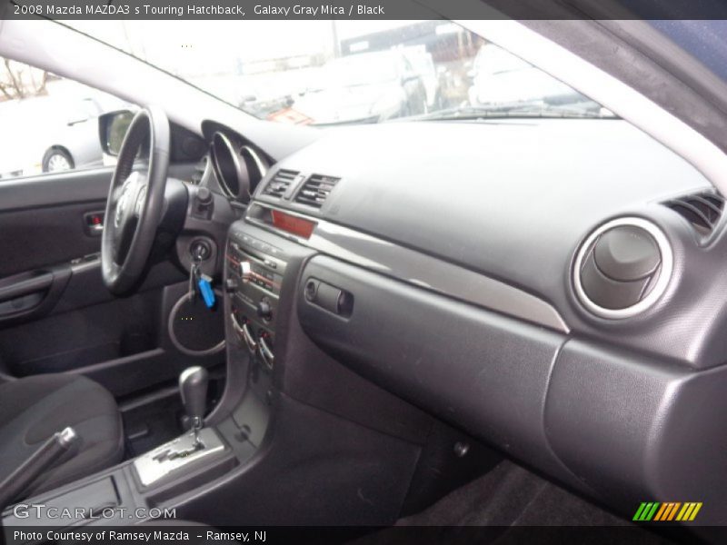 Galaxy Gray Mica / Black 2008 Mazda MAZDA3 s Touring Hatchback