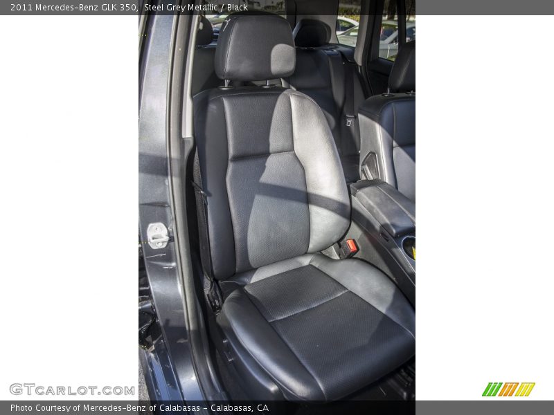 Steel Grey Metallic / Black 2011 Mercedes-Benz GLK 350