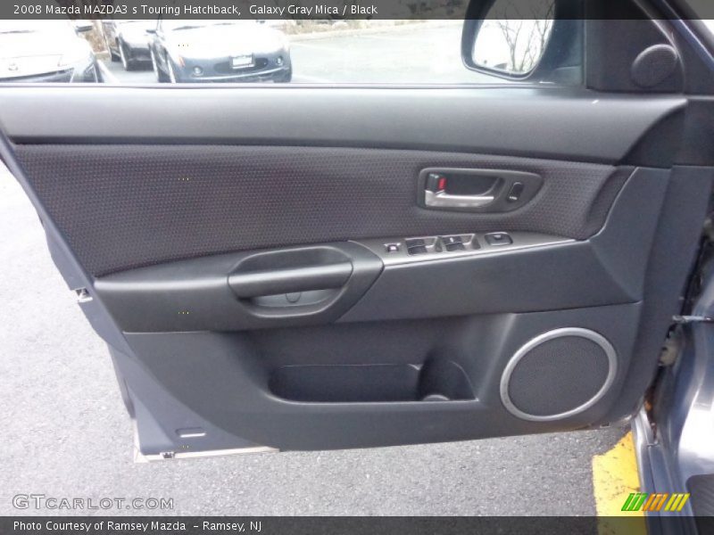 Galaxy Gray Mica / Black 2008 Mazda MAZDA3 s Touring Hatchback