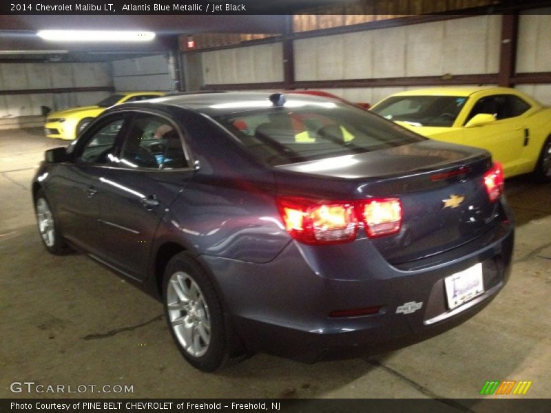Atlantis Blue Metallic / Jet Black 2014 Chevrolet Malibu LT