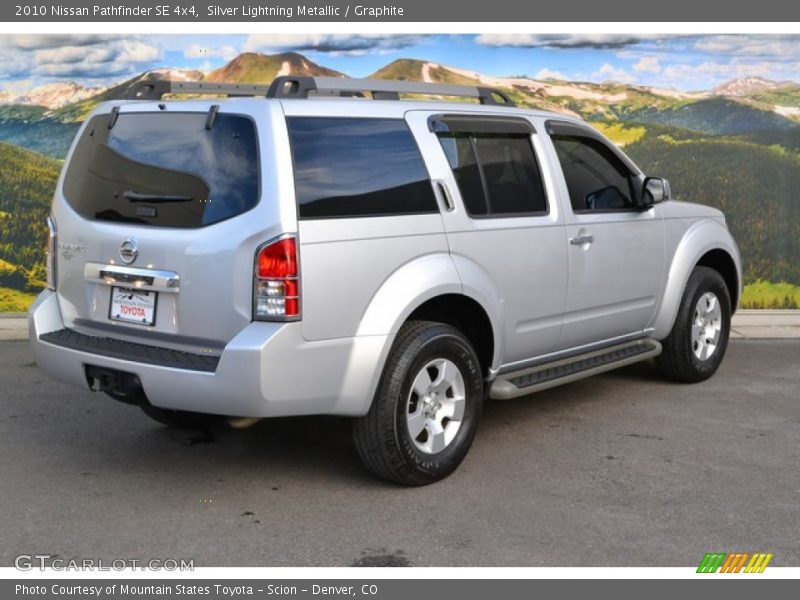 Silver Lightning Metallic / Graphite 2010 Nissan Pathfinder SE 4x4