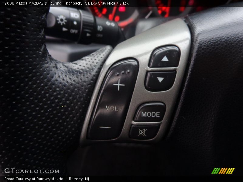 Galaxy Gray Mica / Black 2008 Mazda MAZDA3 s Touring Hatchback