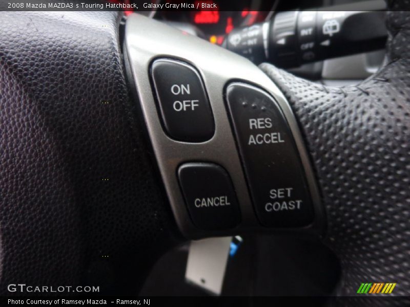 Galaxy Gray Mica / Black 2008 Mazda MAZDA3 s Touring Hatchback
