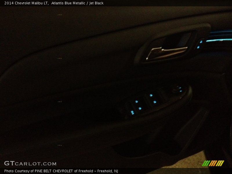 Atlantis Blue Metallic / Jet Black 2014 Chevrolet Malibu LT