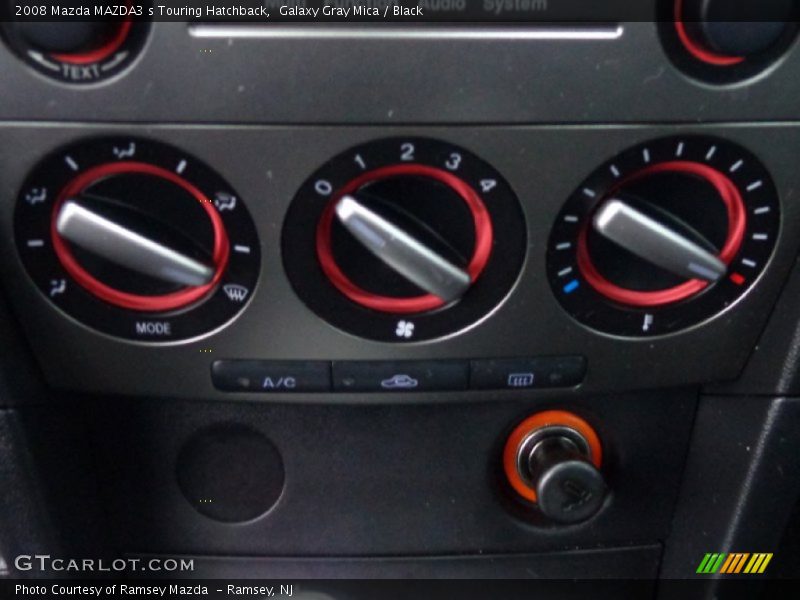 Galaxy Gray Mica / Black 2008 Mazda MAZDA3 s Touring Hatchback