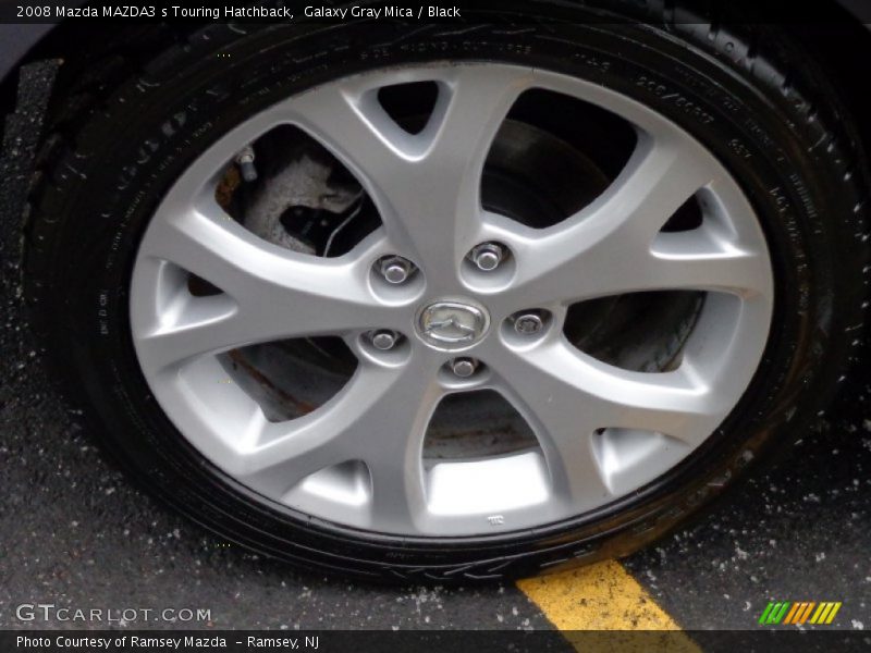 Galaxy Gray Mica / Black 2008 Mazda MAZDA3 s Touring Hatchback