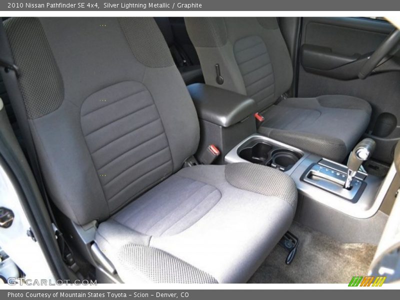 Silver Lightning Metallic / Graphite 2010 Nissan Pathfinder SE 4x4