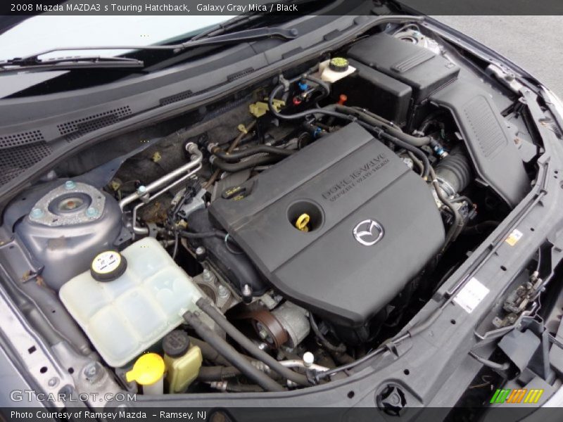 Galaxy Gray Mica / Black 2008 Mazda MAZDA3 s Touring Hatchback