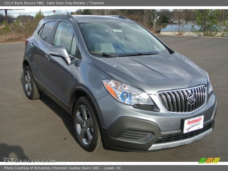 Satin Steel Gray Metallic / Titanium 2014 Buick Encore FWD