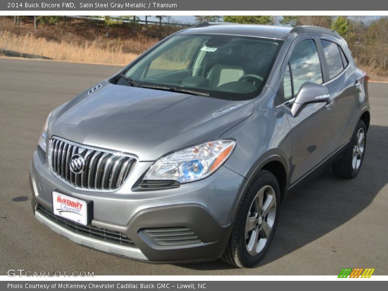 Satin Steel Gray Metallic / Titanium 2014 Buick Encore FWD