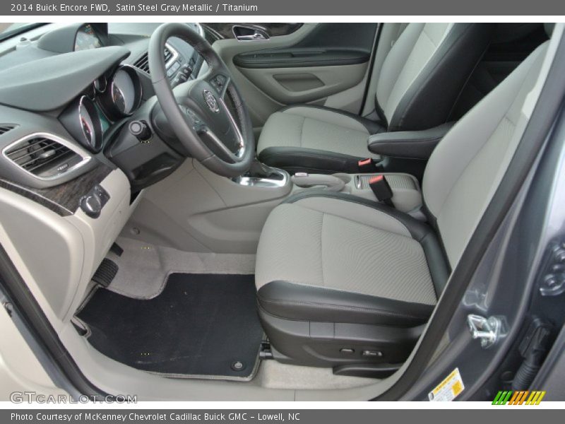 Satin Steel Gray Metallic / Titanium 2014 Buick Encore FWD