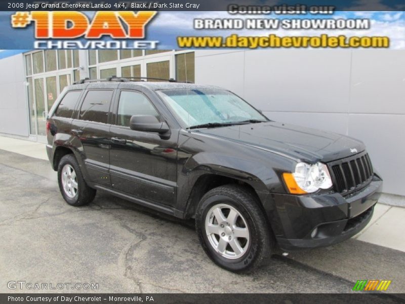 Black / Dark Slate Gray 2008 Jeep Grand Cherokee Laredo 4x4