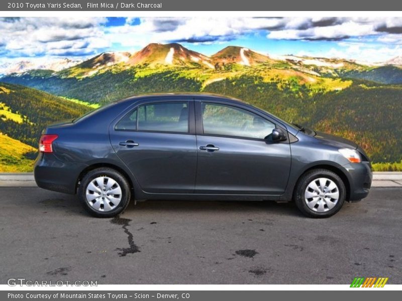 Flint Mica / Dark Charcoal 2010 Toyota Yaris Sedan