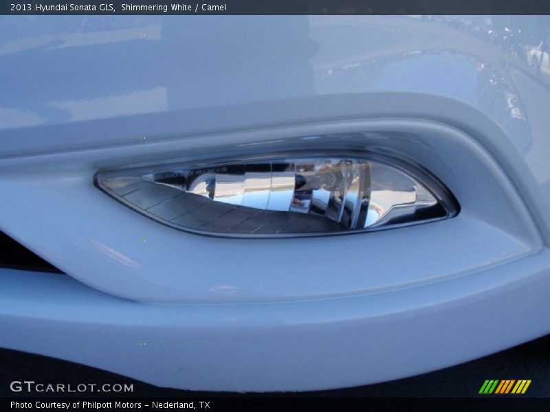 Shimmering White / Camel 2013 Hyundai Sonata GLS