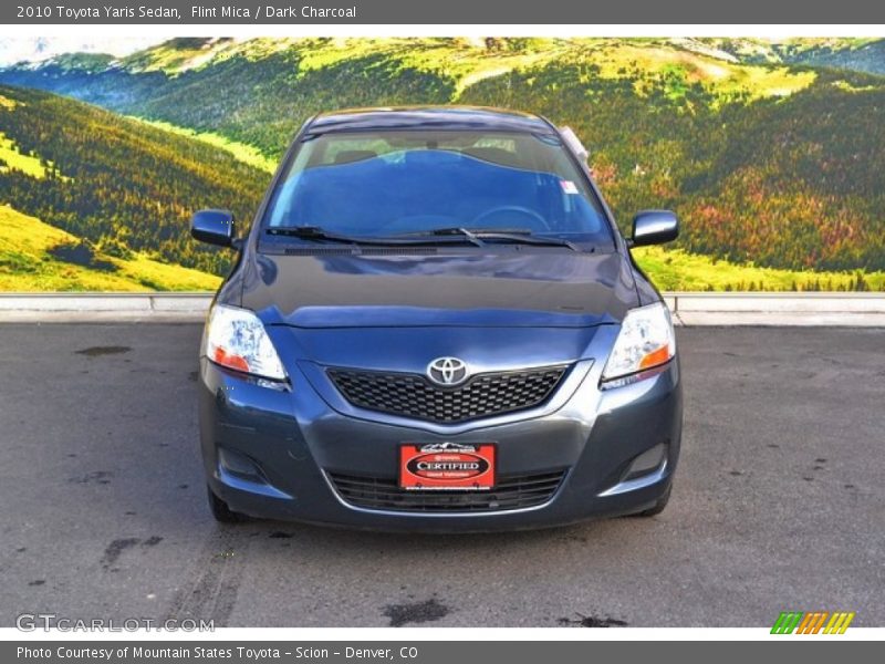 Flint Mica / Dark Charcoal 2010 Toyota Yaris Sedan