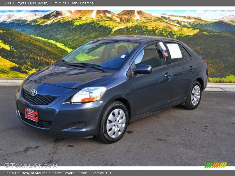 Flint Mica / Dark Charcoal 2010 Toyota Yaris Sedan