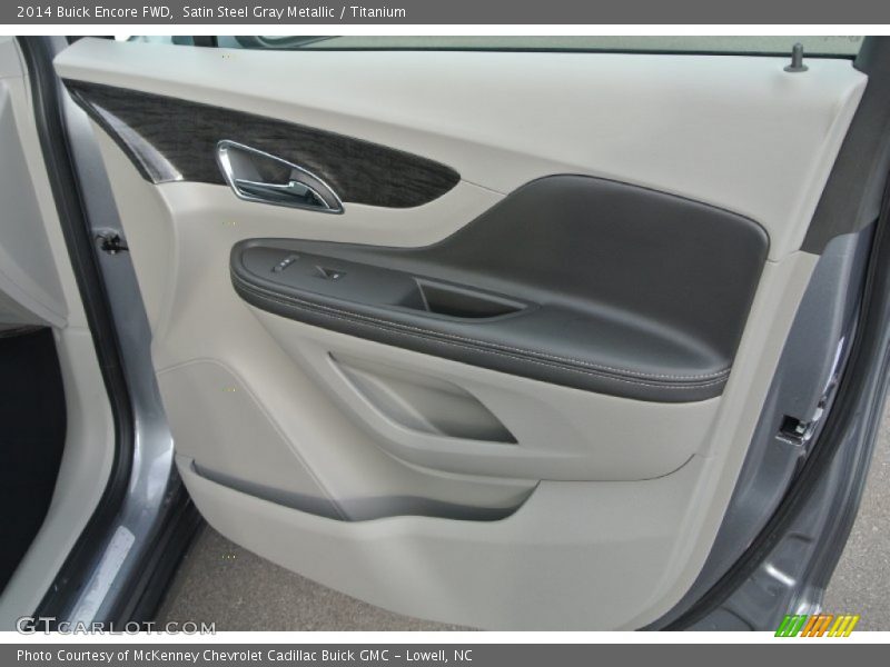 Satin Steel Gray Metallic / Titanium 2014 Buick Encore FWD