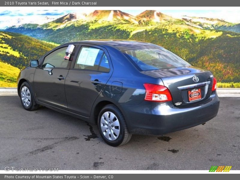 Flint Mica / Dark Charcoal 2010 Toyota Yaris Sedan
