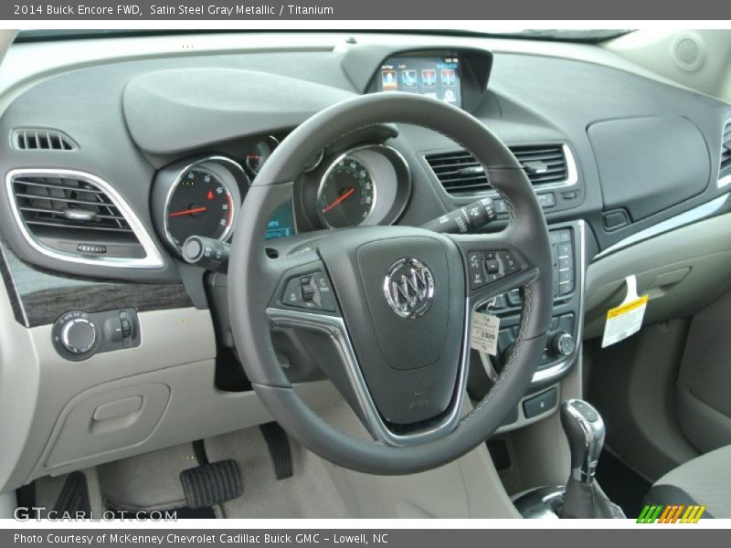 Dashboard of 2014 Encore FWD