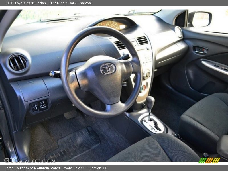 Flint Mica / Dark Charcoal 2010 Toyota Yaris Sedan