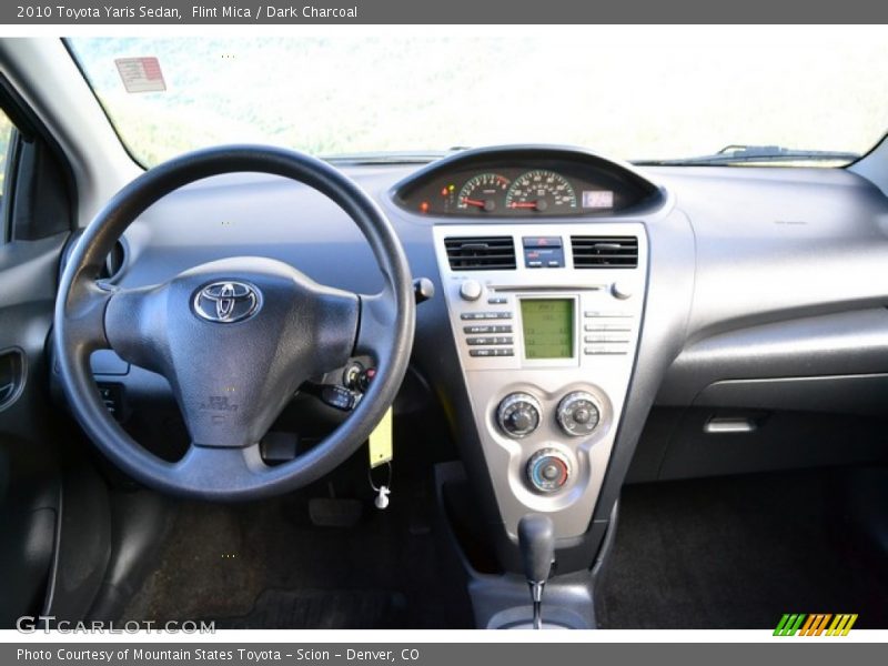 Flint Mica / Dark Charcoal 2010 Toyota Yaris Sedan