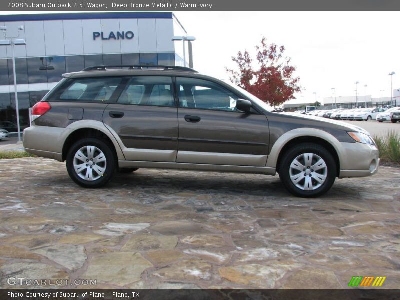 Deep Bronze Metallic / Warm Ivory 2008 Subaru Outback 2.5i Wagon