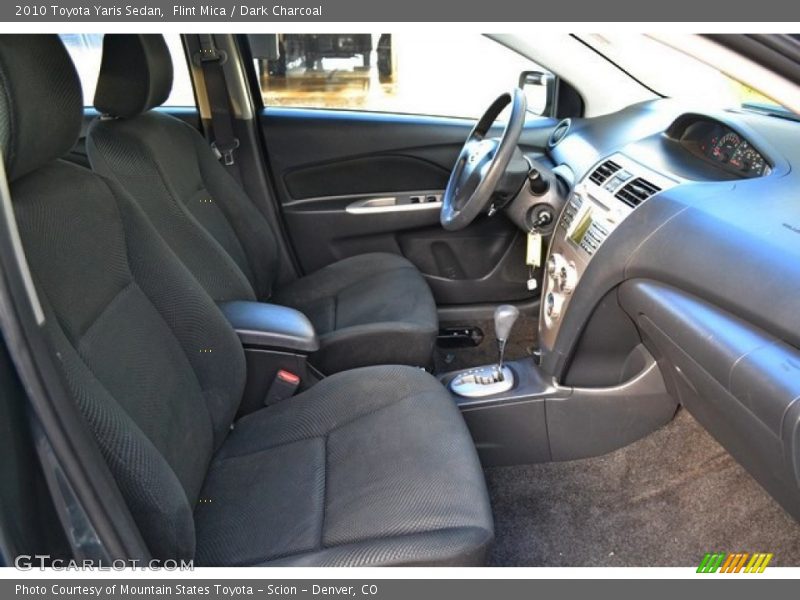 Flint Mica / Dark Charcoal 2010 Toyota Yaris Sedan