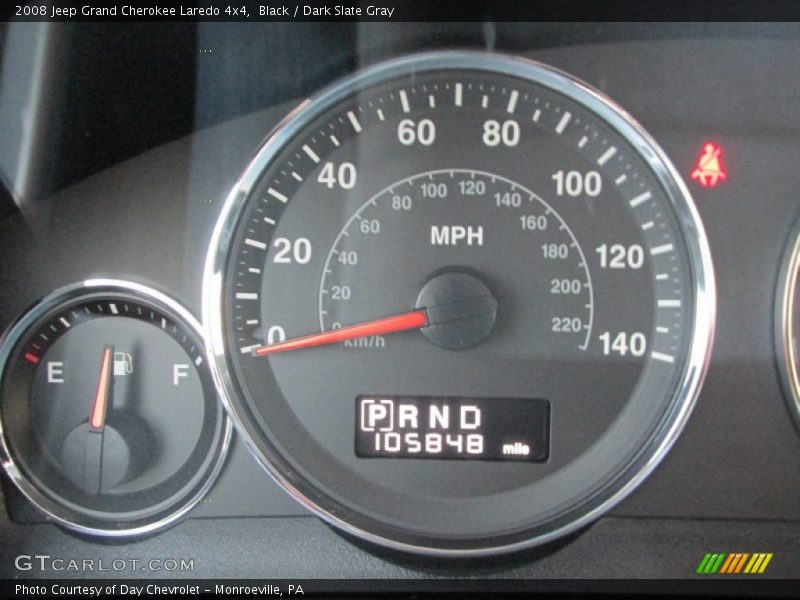 Black / Dark Slate Gray 2008 Jeep Grand Cherokee Laredo 4x4